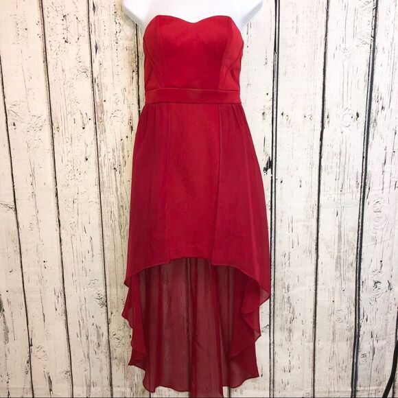 Dresses & Skirts - Adrianna Papell Red Hailey Logan Highlow HOCO semi formal dress